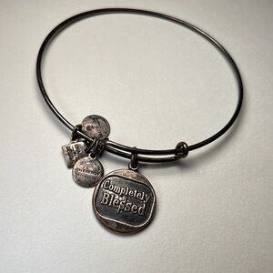 Silver Alex & Ani Completely Blessed Bracelet